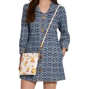 Coach Kitt Messenger Leather Crossbody